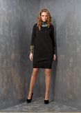 Top Design Черное платье-чехол  B3 097
