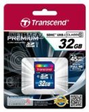 TRANSCEND 32GB class 10 300X SDHC-UHS-I  Картa памяти  45mb/sec