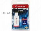 Transcend TS16GSDHC6- P2  16Gb + USB карт ридер