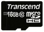 Карта памяти micro SDHC  Transcend 16 gb 10 class
