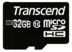 Карта памяти micro SDHC  Transcend 32gb 10 class