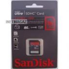 Картa памяти Sandisk 16GB Ultra SDHC Class 10 UHS-I 30MB/s