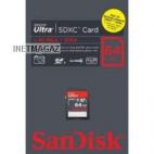 Картa памяти Sandisk 64GB Ultra SDXC Class 10 UHS-I 30MB/s