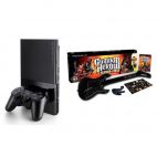 Sony PlayStation 2 Slim + Guitar Hero: Legends of Rock + гитара