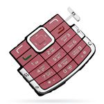 Nokia Русифицированная клавиатура для Nokia N72 Pink