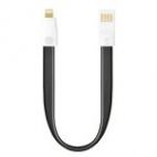 Apple USB-кабель для подключения Apple iPhone 5C к компьютеру - Deppa - плоский с магнитом - Black