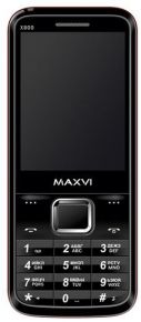 Мобильный телефон Maxvi X800 silver Maxvi