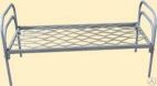 Одноярусная металлическая кровать" КП-1" ( 190*70) Сетка прокатная пружина