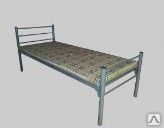 Кровать металлическая бытовая «КМ-1» без матраса (190х80) Сетка 100*100