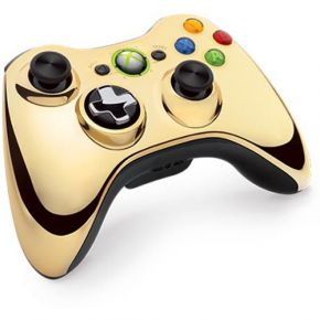 Джойстик дистанционный Chrome Series Wireless Controller Microsoft (золотой)