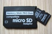 Переходник MicroSD  Memory Stick PRO Duo