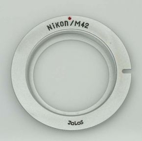 Переходное кольцо M42 для Nikon без линзы, без автофокусировки на бесконечность