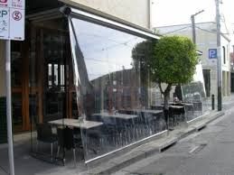 Прозрачные ПВХ шторы для летних кафе