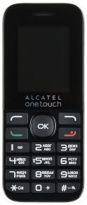 Мобильный телефон Alcatel OT1016D volcano black 2sim ALCATEL
