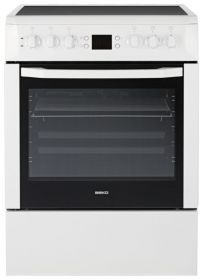 Электрическая плита стеклокерамика  C Beko CSM67300GW