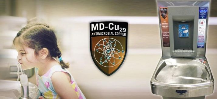 Вода станет еще более освежающей с технологией антимикробной меди MD-Cu29  