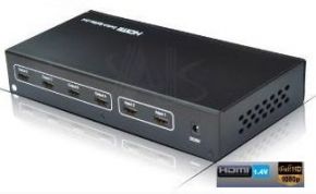 Сплиттер, свитч HDMI 2 входа - 4 выхода, 2 4