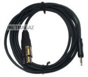 Audio кабель mini 3.5mm jack - xlr 3 pins штекер 0,5 метра
