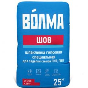 Шпаклёвка гипсовая Волма Шов 25 кг Волма