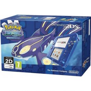 Nintendo 2DS Прозрачно синяя + Pokemon Alpha Sapphire