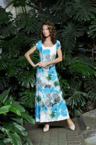 Top Design Платье из вискозы на лето TopDesign Premium  PA3 19