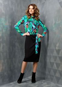Top Design Модное платье для офиса  B3 047