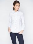 Marimay Белая женская рубашка с длинным рукавом Marimay 15113