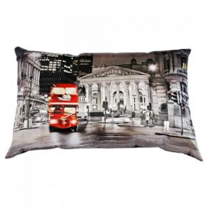 Декоративная подушка Лондон двусторонняя, в ассортименте (40х60см.)