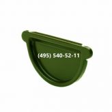 Заглушка водосточного желоба RAL-6005 (зеленый) Ф-125мм