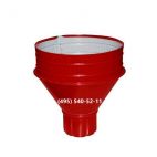 Воронка водосборная RAL-3011 (красный) Ф-150/350мм