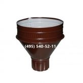 Воронка водосборная RAL-8017 (коричневый) Ф-150/350мм