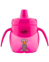 Детский поильник Adiri Penguin Jr. Trainer Pink, 200 мл.