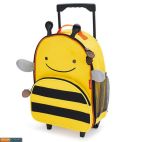 Skip Hop Zoo Luggage, детский чемодан на колесах с выдвижной ручкой "Пчелка"