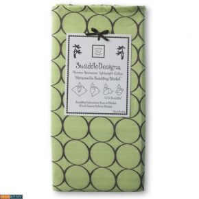 Пеленки детские тонкие SwaddleDesigns Pastels with Chocolate Brown Lime