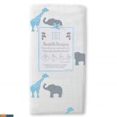 Пеленки детские тонкие SwaddleDesigns Giraffe/Elephant B