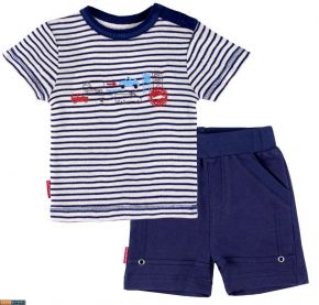 BB Dash Комплект футболка и шорты в синюю полоску