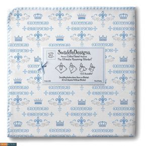 Фланелевая пеленка для новорожденного SwaddleDesigns PB Little Prince &amp; Princess