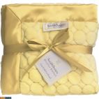Детский плед SwaddleDesigns Stroller Blanket Yellow Puff Circle