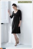 Платье Mothers en Vogue "Wrap Dress", рукав 3/4, цвет черный Арт.: 202-411