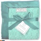 Детский плед SwaddleDesigns Stroller Blanket Turquoise Puff C