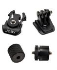 Набор адаптеров JOBY Action Adapter Kit для крепления экшн камер и аксессуаров Joby Набор адаптеров JOBY Action Adapter Kit для крепления экшн камер и аксессуаров