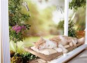 Лежанка подвесная для кошек "Теплое Местечко" (sunny seat)