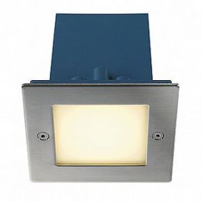 SLV Светильник встраиваемый FRAME OUTDOOR 16 LED 1.5Вт, 3000K, 80lm, сталь 230132