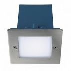 SLV Светильник встраиваемый FRAME OUTDOOR 16 LED 1.5Вт, 6500K, 80lm, сталь 230131