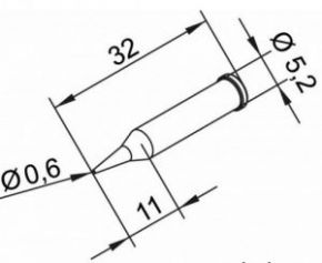 Жало паяльное 102PDLF06L