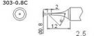 Насадка паяльная 303-0,8C для QUICK
