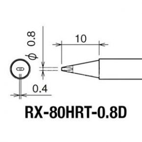 Паяльное жало Goot RX-80HRT-0.8D