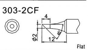 Насадка паяльная 303-2CF для QUICK