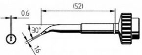 Жало паяльное 612JD