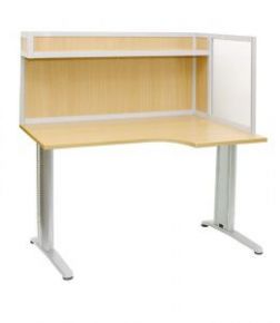Стол для офиса с эргономичной столешницей АРМ-4455-Л